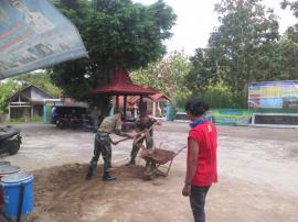 Kerja Bakti Sambut Lomba Perpustakaan Tingkat Provinsi DI. Yogyakarta